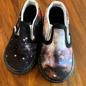 Vans Kids Cosmic Print Slip-On Sneakers